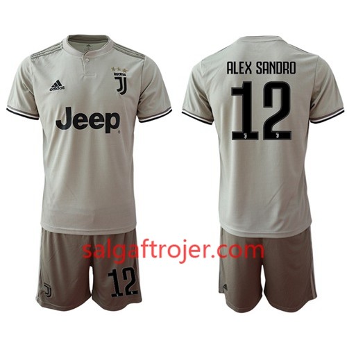 Juventus Fodboldtrøjer Alex Sandro 12 Børn Udebanesæt 2018/19 Kort ærmer Juventus Fodboldtrøjer Alex Sandro 12 Børn Udebanesæt 2018/19 Kort ærmer